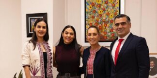 Gobernadora Indira Vizcaíno Participa en Reunión del Gabinete de Seguridad Con la Presidenta Claudia Sheinbaum