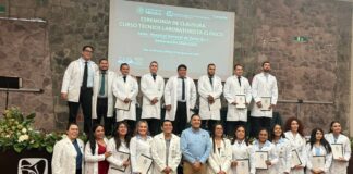 Realiza IMSS Colima Ceremonia de Clausura del Curso Técnico Laboratorista Clínico