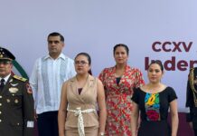 Participa el Presidente Riult Rivera, en la Ceremonia Cívica Organizada Por el CCXV Aniversario Del Inicio de la Independencia de México