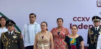 Participa el Presidente Riult Rivera, en la Ceremonia Cívica Organizada Por el CCXV Aniversario Del Inicio de la Independencia de México