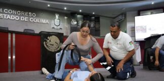 Capacitan a Personal del Congreso Con “Brigada Multifuncional” de Protección Civil