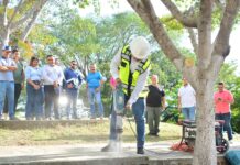 Riult Rivera Inicia Rehabilitación de Parque en Esmeralda Norte en Beneficio de Personas Que Acuden a Atención Médica