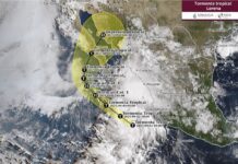 Se forma la Tormenta Tropical “Lorena” Frente a Las Costas de Colima, se Prevén Lluvias en Varios Estados