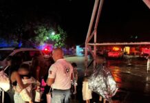 UEPC, Sedena, GN, PE y PC Coquimatlán Rescatan a 16 Personas Atrapadas Por la Crecida Del Río, en Jala