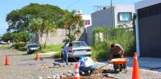 Mantiene Gobierno de Riult Rivera Programa Permanente de Bacheo Por Calles y Avenidas de la Capital