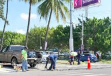Con Acciones Rápidas, el Gobierno de Riult Rivera Repara Punto de Riesgo Para Automovilistas en Colima
