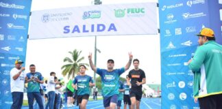 Como Exuniversitario, Riult Rivera Corre Junto a Familias Colimenses en la Carrera FEUC-UdeC