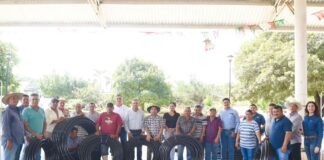 Entrega Peña Colorada Materiales Hidráulicos Para el Riego y Ganado en Paticajo