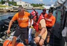 Rescata la Marina a Hombre Accidentado en el Cerro de La Cruz, en Manzanillo