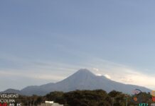 Volcán de Fuego en Calma y Sin Riesgo Para la Población: UEPC Colima