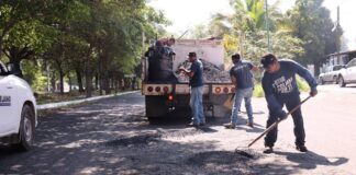 Riult Rivera Impulsa Brigadas de Bacheo Para Mejorar la Movilidad de las Familias Colimenses