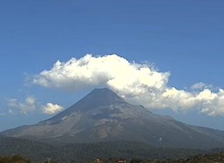 Volcán de Fuego Mantiene Condiciones de Calma, no Representa Riesgo: UEPC Colima