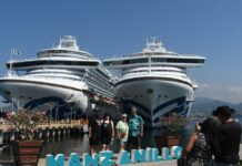 Manzanillo Recibe Dos Cruceros Con Más de 6 Mil Visitantes; Subsectur Estima Derrama Superior a 6.7 Mdp