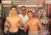 Pasan la Báscula Tano Brambila y León Torres Para Gala Boxística