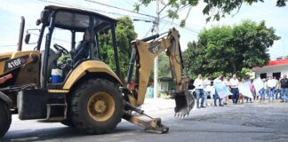 Arranca Riult Rivera Pavimentación y Rehabilitación Hidráulica en Aniceto Castellanos de El Chanal