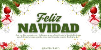 Pantallazo en Facebook y PantallazoInforma.com en Página Web Les Desea Feliz Navidad