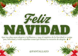 Pantallazo en Facebook y PantallazoInforma.com en Página Web Les Desea Feliz Navidad