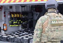 Aseguran Armada de México y Guardia Costera de Estados Unidos 188 Bultos Con Toneladas de Presunta Cocaína