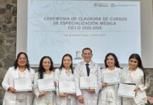 Celebra IMSS Colima Clausura del Curso de Especialización Médica