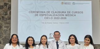 Celebra IMSS Colima Clausura del Curso de Especialización Médica