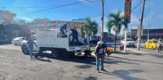 Con Acciones Constantes, el Ayuntamiento de Colima Atiende Vialidades de la Zona Sur