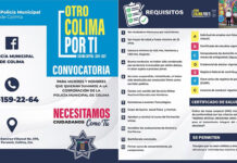 Convocatoria Para Integrarse a la Policía Municipal de Colima