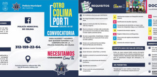 Convocatoria Para Integrarse a la Policía Municipal de Colima