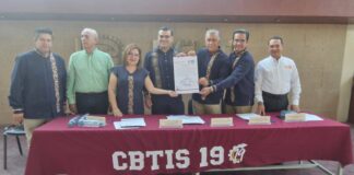 Director General de la DGETI, Rolando López Visita CBTIS 19