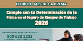 Recuerda IMSS Presentar Determinación de la Prima en el Seguro de Riesgos de Trabajo Durante Febrero