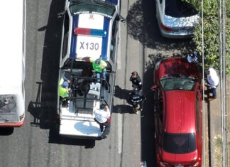 Con Apoyo Del Dron, Policía Municipal de Colima Logra Detener a Presunto Ladrón en Camino Real