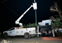 Encabeza Riult Rivera Recorridos Nocturnos Para Reparar Alumbrado en Colonias de Colima