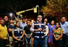 Mejor Iluminación y Calles Más Seguras: Riult Rivera Recorre de Noche la Nuevo Milenio Junto a Vecinos