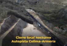 Trabajos Nocturnos en la Autopista Colima–Manzanillo