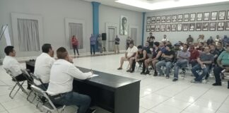 Acuerdan en Asamblea Unión Nacional de Trabajadores Por Aplicación UNTA Audiencia con la Gobernadora Indira Vizcaíno Silva