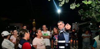 Riult Rivera Deja Iluminada al 100% la Colonia Jardines del Sol