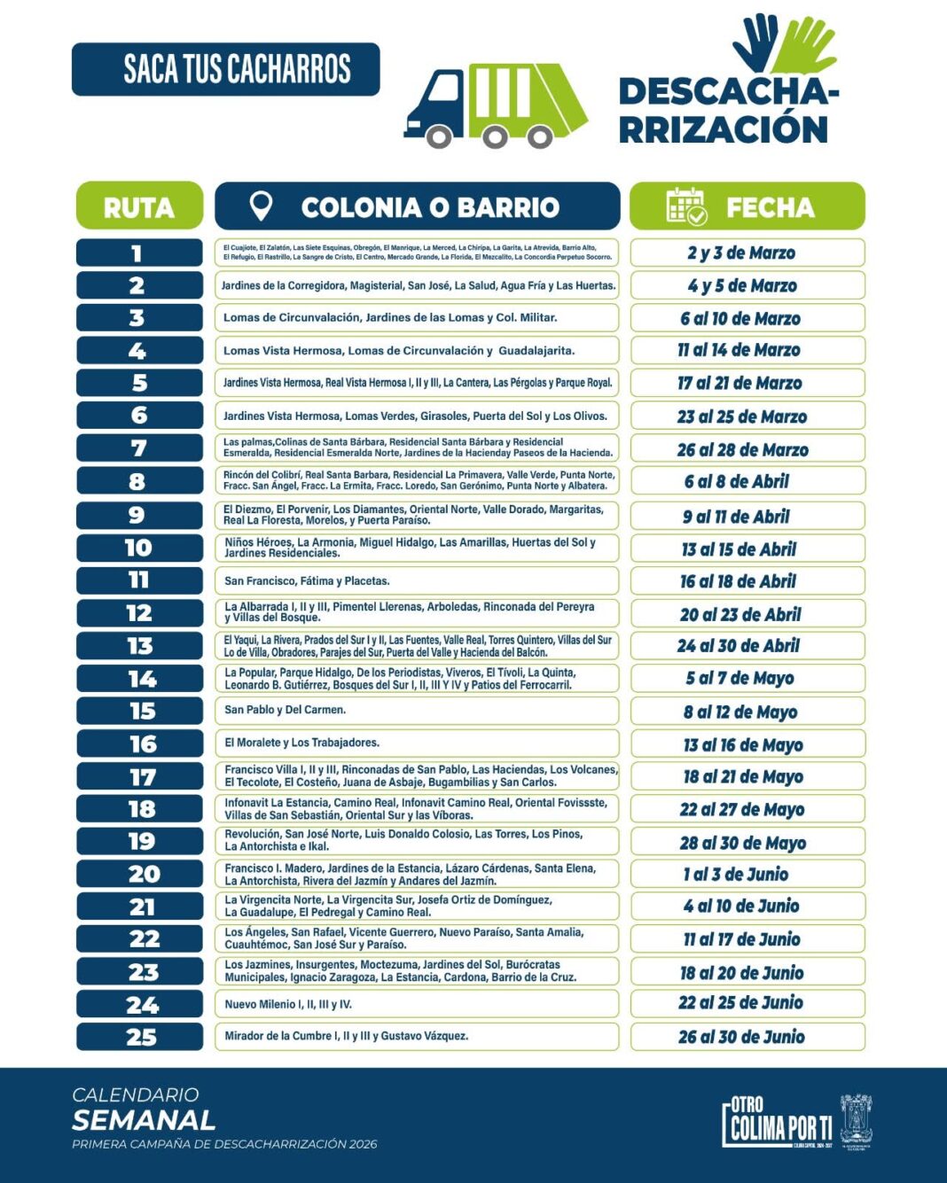 CALENDARIO