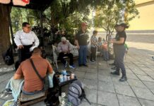 Policía Municipal de Colima Hace Recorrido de Proximidad en el Centro de la Ciudad