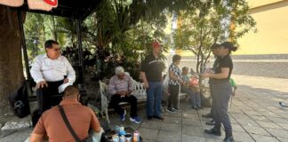 Policía Municipal de Colima Hace Recorrido de Proximidad en el Centro de la Ciudad