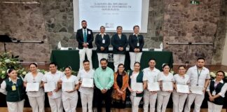 Entrega IMSS Colima Constancias del Diplomado “Actividades de Enfermería en Hemodiálisis”