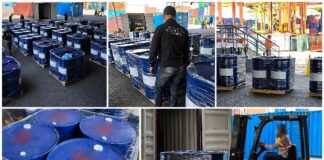 Aseguran FGR y SSPC Más de 54 Mil Litros de Precursores Químicos en Aduana de Manzanillo