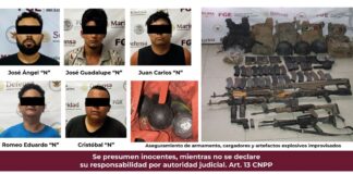 Mesa de Coordinación Estatal Informa Resultados de Operativo en Tecomán: 5 Detenidos y Diversos Aseguramientos