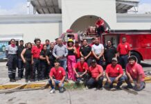 Capacitaron y Adiestraron a Bomberos de Minatitlán