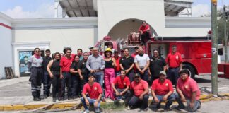 Capacitaron y Adiestraron a Bomberos de Minatitlán