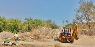 Gobierno de Riult Rivera Realiza Trabajos de Limpieza y Retiro de Escombro en Rinconada del Pereyra