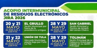 Acopio Intermunicipal de Residuos Electrónicos Llega a Zapotitlán de Vadillo, Jalisco el 29 de Mayo