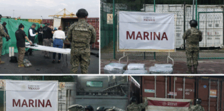 Marina Asegura Bultos Con Presunto Clorhidrato de Cocaína, en el Recinto Portuario de Manzanillo