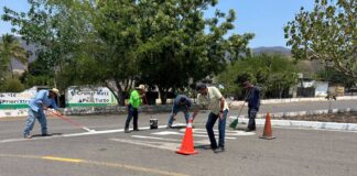 Brigada Comunitaria Llega a Los Tepames Con Acciones de Prevención y Mejoramiento Urbano