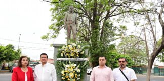 Presidente Riult Rivera, se Une al Homenaje Que el Obrerismo Colimense Rinde a Pimentel Llerenas