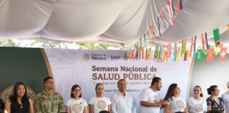 Participó IMSS Colima en Arranque de la Semana Nacional de Salud Pública 2026