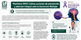 Mantiene IMSS Colima Acciones de Prevención y Atención Integral Ante la Esclerosis Múltiple